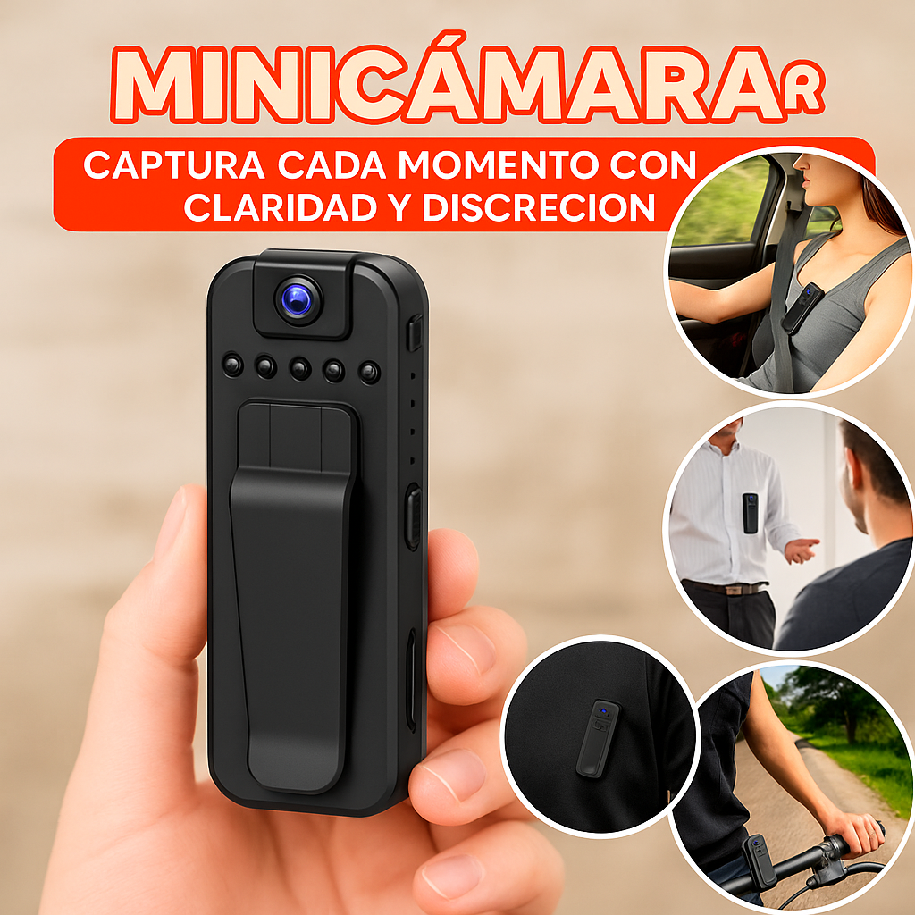 CámaraClic® MINI: Cámara Compacta y Potente para Capturar Cada Momento